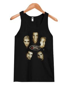 Vintage NSYNC Boyband Group N'sync Backstreet Boys Tank Top