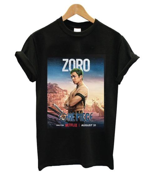 Zoro One Piece Netflix Live Action Poster T Shirt